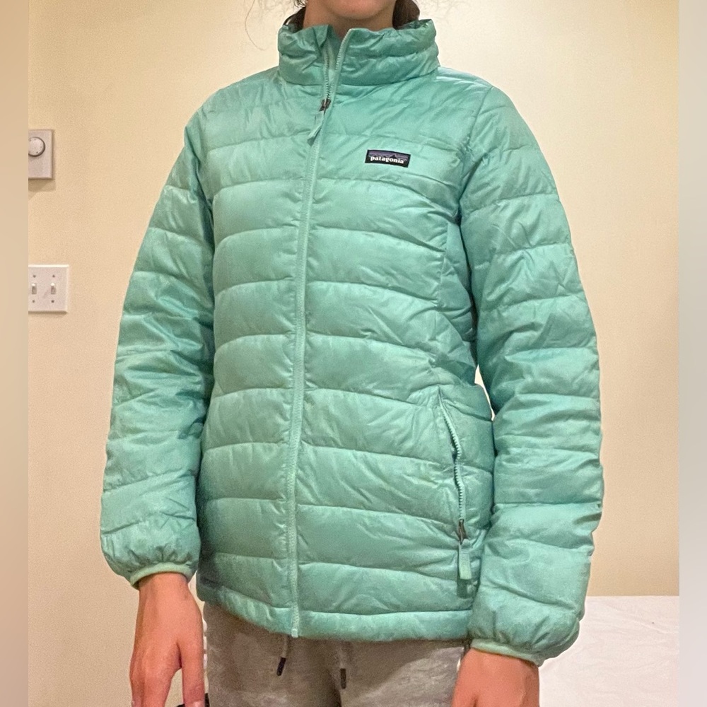 Patagonia Down Puffer Jacket Teal